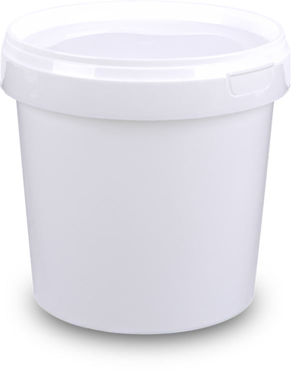 Round bucket with single rim 11-0100 BIS5 